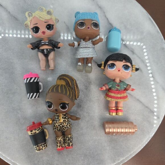 LOL Surprise Dolls Lot of 4 Bottles Glitter Outfits Accessories Collectible Toy - Picture 4 of 5